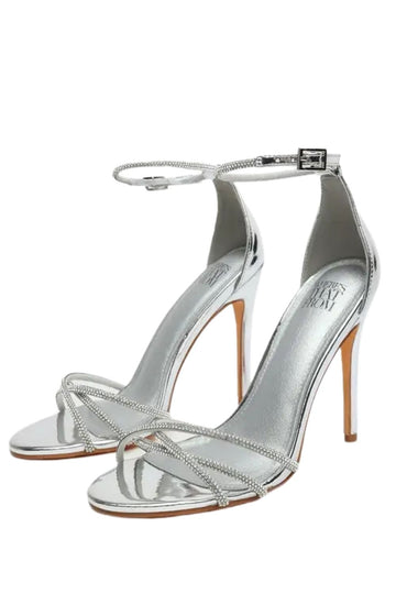 Silver Where's That From 'Summer' Stiletto High Heels