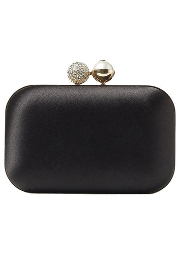 Jimmy ChooCloud pearl-embellished satin clutch bag