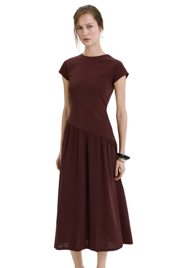 Asymmetrical Midi-Dress