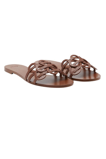 Leather straps sandals