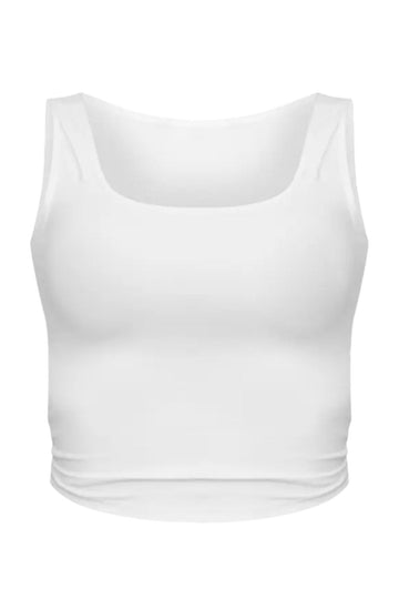 White Fitted Top
