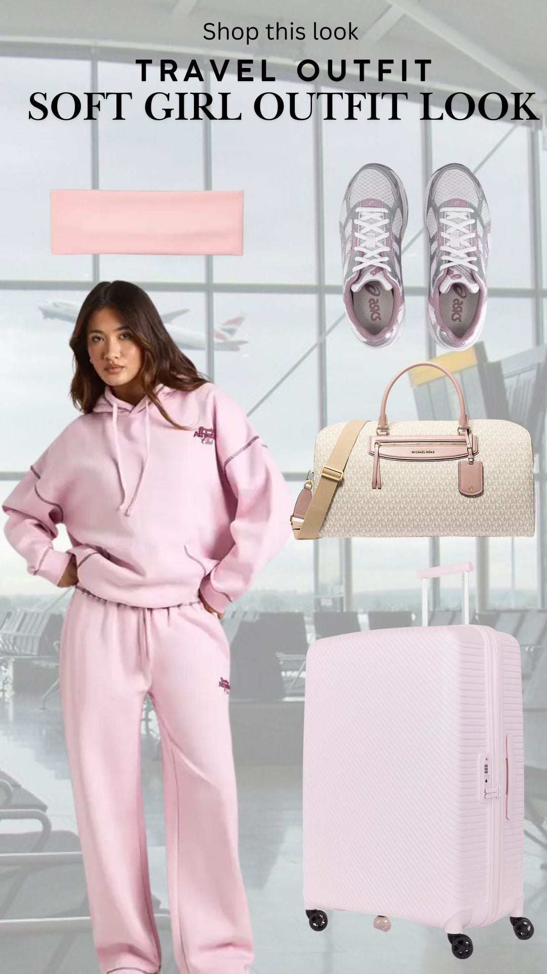 Soft Girl Travel Outfit
