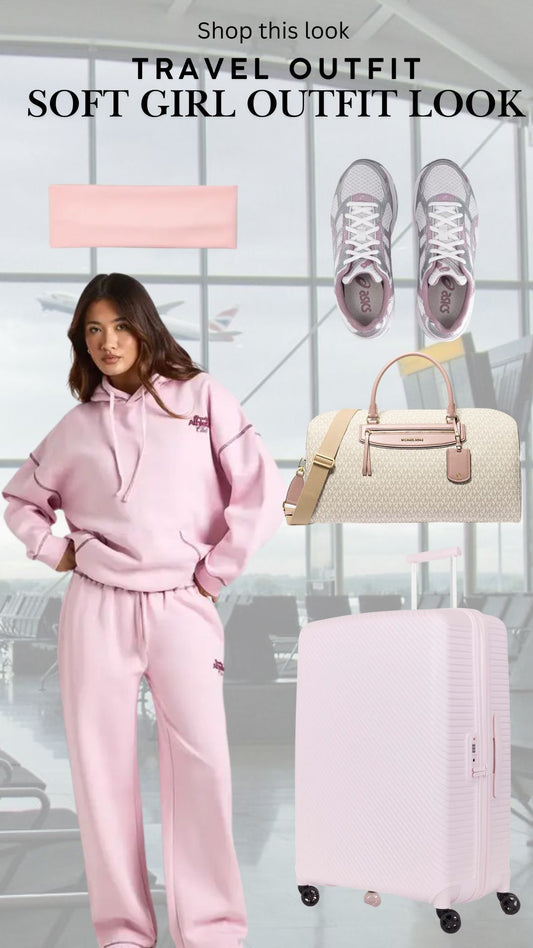 Soft Girl Travel Outfit
