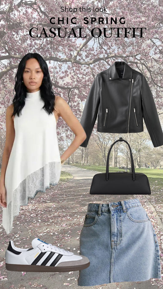 Chic Denim Skirt Spring