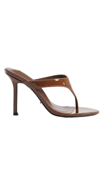 Brown High Heel Sandals