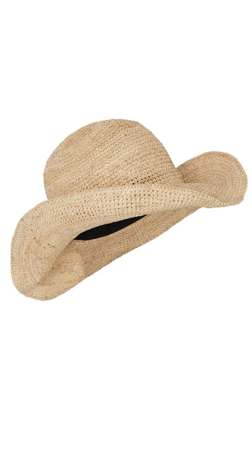 Natural Straw Wide Brim Hat