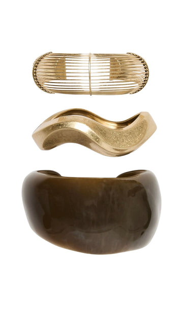 Set of Three Statement Bangles