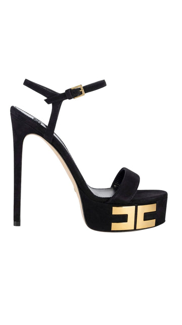 Black Platform High Heels