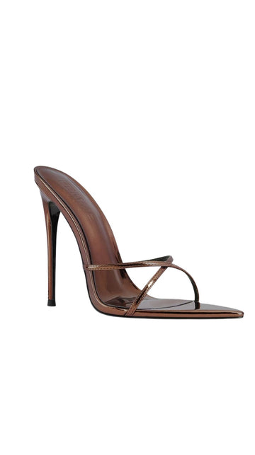 Brown High Heel Sandals